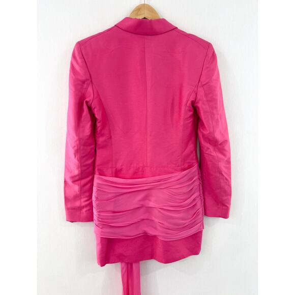 NEW Philosophy Di Lorenzo Serafini Knotted Blazer Dress EU 40 Luxury Runway US 4 - Picture 5 of 11